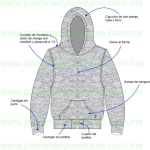 Patrón digital de sudadera de niño