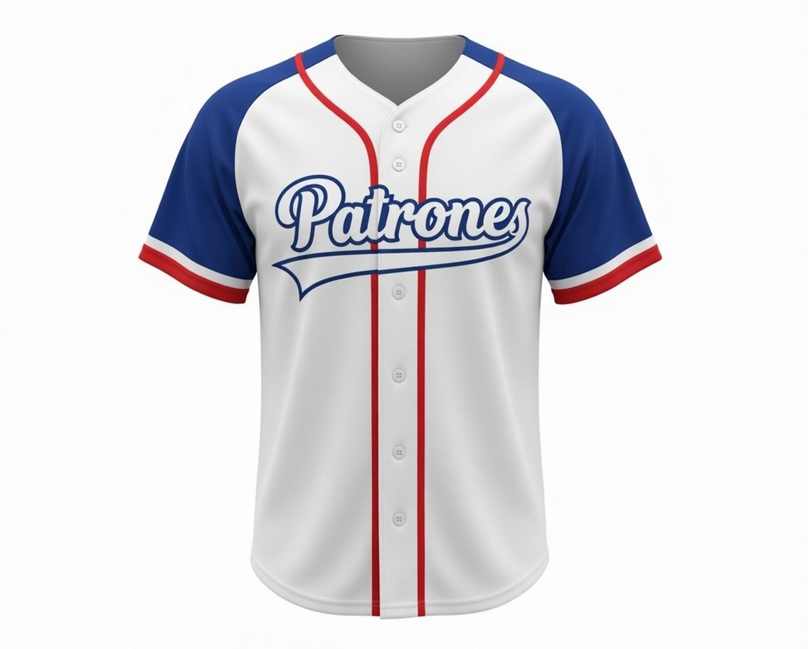 molde de patrón de playera de beisbil para niño