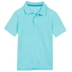 patrón de playera polo de niño