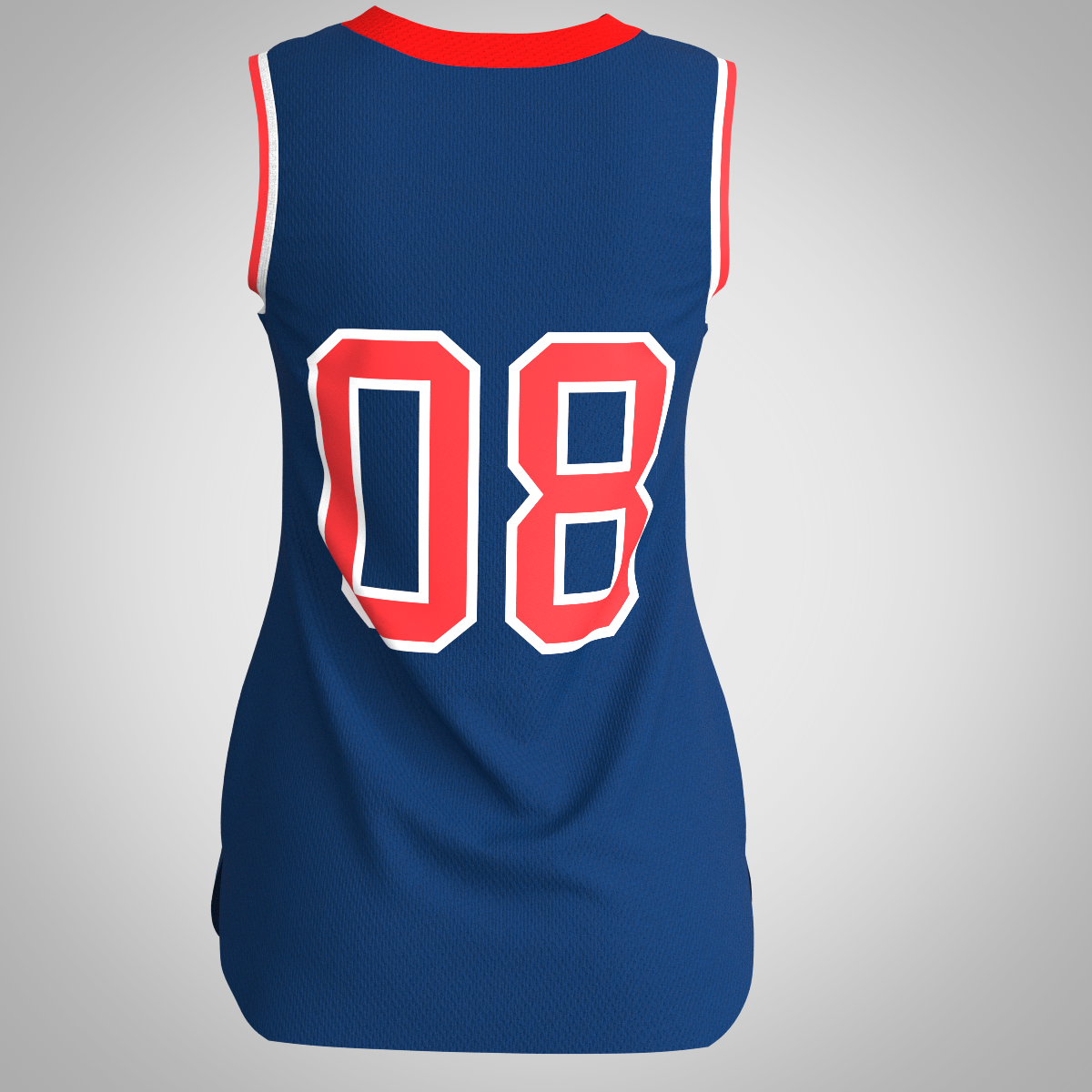 molde de playera de basquetbol