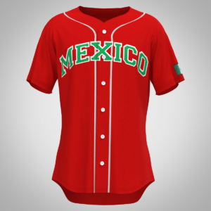 patrón de jersey de beisbol de hombre